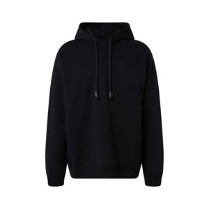 Sudadera con Capucha Extra Grande para Hombre, con Bolsillos, de Felpa, Color Negro Sólido, de Algodón Tejido, Corte Casual, Ropa de Invierno, Marca Spark - Product Image 4