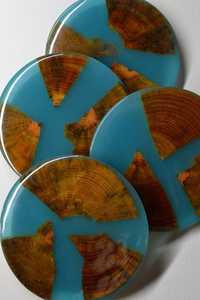 Venta superior 100% Posavasos de resina epoxi moderno y duradero de la mejor calidad para taza de té y taza de café para hoteles Uso en el hogar y restaurantes - Product Image 3