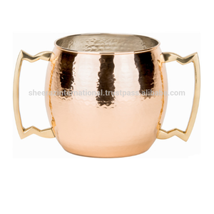 <b>Copper</b> Cocktail Bar Mugs Metal Drinking <b>Cup</b> for Beer or Moscow Mule Mug kitchenware bar accessories eco friendly product - Product Image 4