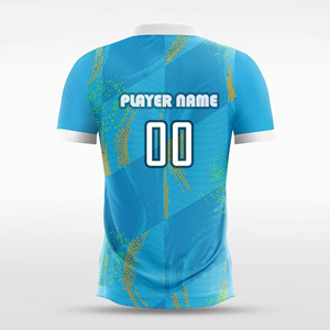 Conjunto de Camiseta de Fútbol para Hombre, Uniforme de Fútbol de Alta Calidad para Clubes y Equipos, Diseño Personalizado OEM, Versión para Jugador, Azul - Product Image 5