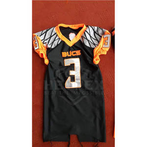 2025 Vente chaude Maillot de football américain entièrement personnalisé Meilleur fournisseur avec manches courtes et fonctionnalité respirante - Product Image 2