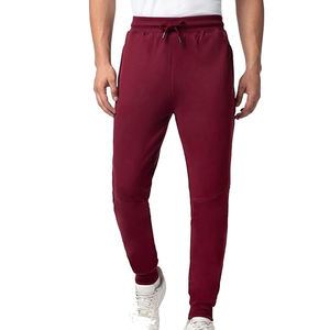 กางเกงวิ่งเข้ารูปผ้าฝ้ายสำหรับผู้ชายขายส่งโลโก้ตามสั่งกางเกงกีฬากางเกงวอร์มสีล้วนสวมใส่ง่ายแห้งเร็ว - Product Image 1