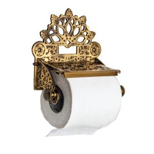 Soportes de pañuelos de latón de diseño antiguo hechos a mano de calidad superior para baños que ofrecen funcionalidad y encanto - Product Image 3