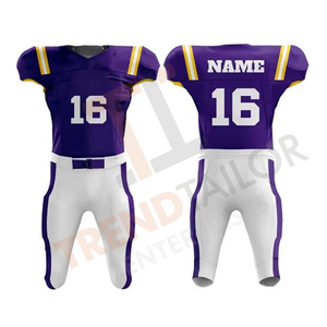 Uniformes de Fútbol Americano Personalizados de Fábrica, Venta al por Mayor, Sublimación, Transpirables, Ropa Juvenil - Product Image 6