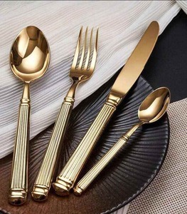 Couverts Finition Brillante Design Vaisselle Couverts En Métal Ensemble D'intérieur Vaisselle Couverts En Métal - Product Image 1