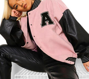 Chaqueta Universitaria de Lona para Mujer, de Invierno, Transpirable, de Alta Calidad, con Logotipo Personalizado, Fabricada por OEM - Product Image 2