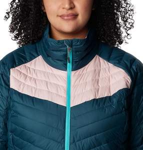 2025 femmes décontracté poudre Lite II veste zippée complète vêtements d'extérieur d'hiver coton remplissage respirant imperméable coupe-vent solide avant - Product Image 4