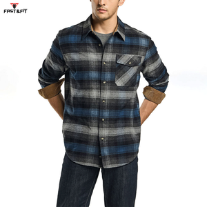Camisa de Franela para Hombre, Más Vendida, Informal, Tejida, Transpirable, de Secado Rápido, para Deportes al Aire Libre, Gimnasio, Correr - Product Image 3