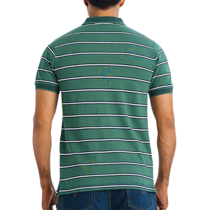 Stylish Comfortable Eco-Friendly <b>Green</b> Cotton Short Sleeve Solid Pattern Knitted Fabric for <b>Men's</b> Casual for <b>Polo</b> <b>Shirts</b> - Product Image 3