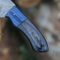 Couteau tactique multifonction d'extérieur de vente chaude avec manche en bois gaine en cuir personnalisé OEM survie Camping couteaux de chasse