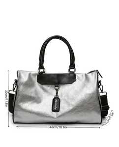 กระเป๋าเดินทางกีฬาผู้หญิงแฟชั่นใหม่ ความจุขนาดใหญ่ ผลิตจากไนลอนโพลีเอสเตอร์ 100% สีและขนาดปรับแต่งได้ คุณภาพสูงสำหรับกิจกรรมกลางแจ้ง - Product Image 3