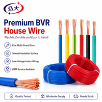 Cable Eléctrico Flexible BVR, Conductor de Cobre Trenzado, Aislamiento de PVC, para Cableado de Paneles, Certificado IEC CE