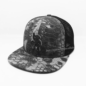 Casquette de camionneur en tissu de coton respirant à 6 panneaux personnalisée Casquette de sport élégante pour jeunes adultes Style Hip Hop Fabriqué à la main Vietnam - Product Image 4