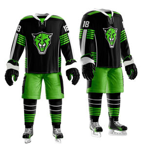 Dernier style de qualité supérieure avec propre logo imprimé Meilleur fournisseur Tissu doux au toucher Uniforme de hockey sur glace PAR AMAZING INDUSTRIES - Product Image 6