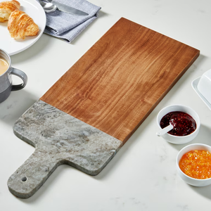Excelente Tabla de Cortar de Madera y Mármol, Forma Rectangular, con Asa, Tabla de Cortar para Cocina, Más Vendida - Product Image 5