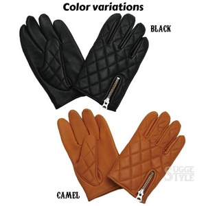 Gants matelassés en cuir, doublure en cachemire, gants de travail en cuir de mouton, gants de mode, gants chauds d'hiver - Product Image 5