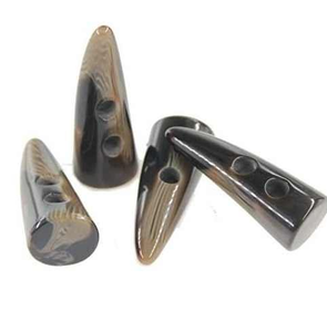 New Wholesale High Quality Natural Horn Bone <b>Buttons</b> Real Buffalo Horn 2-Holes <b>Button</b> with Beads Flatback Round From India - Product Image 2