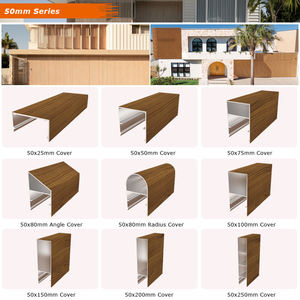 Fabricant Jayminton Bardage aspect bois ou bois Bardage à lattes en aluminium Abat-jour à persiennes Façade métallique - Product Image 4