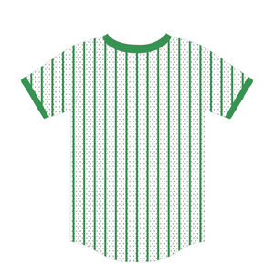 Pull de baseball Sororité 08 Ivoire, maillot de sororité grecque pour femmes, rose et vert, vêtements décontractés élégants pour la sororité universitaire - Product Image 6