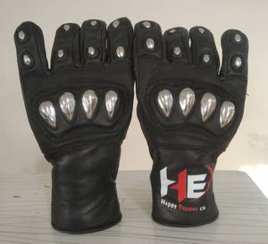 ถุงมือแข่งรถมอเตอร์ไซด์หนังแท้สำหรับชายและหญิงถุงมือแข่งรถมอเตอร์ไซด์สำหรับกีฬาและขี่จักรยานดีไซน์โลโก้ตามสั่ง - Product Image 1