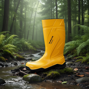 รองเท้าบูทนิรภัย Purofort+ รุ่น Full Safety ไซส์ 44 สีเหลือง มาตรฐาน PUR S5 CI SRC EN20345 ยี่ห้อ DUNLOP - Product Image 3