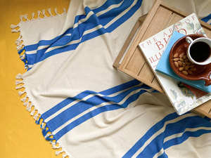 Vente en gros, couverture de lit, housse de canapé, jeté, tissé en coton, 125x150 cm, pas cher - Product Image 2