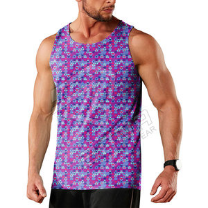 Camisetas sin mangas de entrenamiento para hombre, camisetas transpirables para músculos, gimnasio, entrenamiento físico, camisetas sin mangas, fabricante de atletismo, venta al por mayor, OEM personalizado - Product Image 2