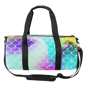 Bolsa ligera de lona impermeable sublimada durante la noche deportes gimnasio acolchado uso al aire libre bolsa de viaje - Product Image 1