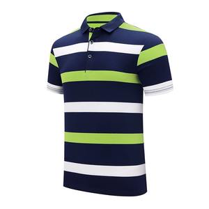 2025 nuevo verano hombres clásico rayas Polo hombres algodón manga corta bordado negocios Casual caliente Polo hombre - Product Image 1