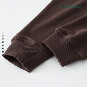 เสื้อฮู้ดและสเวตเตอร์ของผู้หญิงเสื้อสเวตเตอร์โอเวอร์ไซส์ผ้าคอตตอนใส่ได้ทั้งผู้หญิงและผู้ชาย - Product Image 3