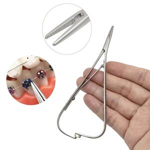 Lot de 3 Ligatures Orthodontiques Manuelles en Acier Inoxydable pour Placage d'Élastiques, Anneau de Ligature Mathieu Extra Fin à Bec - Product Image 4