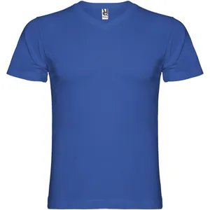 T-shirt pour homme Samoyedo à manches courtes et col en V, T-shirts promotionnels pour homme - Product Image 3