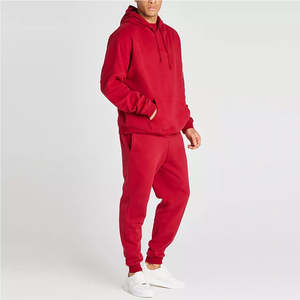 Survêtement unisexe en molleton de coton de haute qualité, survêtement imprimé décontracté pour hommes, survêtement deux pièces d'automne, ensemble de vêtements d'extérieur pour hommes - Product Image 2