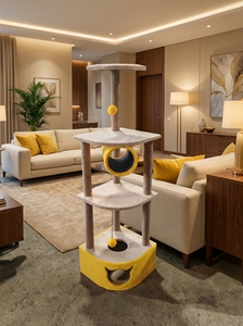 Árbol para gatos Amistar Medea de alta calidad con túnel para gatos de todos los tamaños - Product Image 3