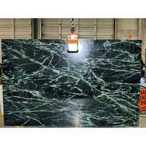 Carrelage de dalle de marbre araignée verte Calcite naturelle polie moderne Carrelage de dalle de marbre araignée verte pour salle de bain Hôtel Étage Villa - Product Image 3