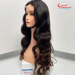 Extensiones de cabello humano vietnamitas, textura natural lisa y ondulada, color negro natural, cierre de encaje 4x4 - Product Image 5