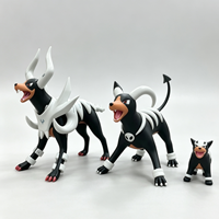 Figurine noire Garurumon, modèle GK d'anime, jouet tendance, statue, article de collection, décoration de table, cadeau d'anniversaire, article populaire