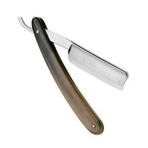 Maquinilla de afeitar recta de peluquero de salón profesional, etiqueta personalizada, hoja desechable de acero inoxidable, afeitado facial, nuevas tendencias - Product Image 2