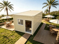 Conteneur d'expédition haut de gamme à montage rapide, transformable en maison ondulée, pour usage bureau, appartement et salle de bain