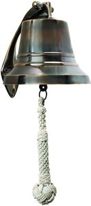 Cloche de bateau en laiton massif, cloche de bateau en laiton pour église, nouvelle cloche de bateau en laiton pour sonnette de porte, prix de gros, décoration nautique - Product Image 3