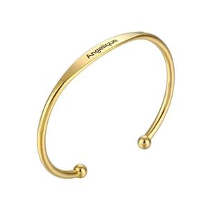 Women's Stainless Steel Bangle <b>Bracelet</b> Personalized Customized Eco-Friendly Wedding Fashion Jewelry by SHEERI HANDICRAFTS - Product Image 2