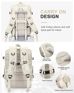 <span class=keywords><strong>Mochila</strong></span> USB antirrobo resistente al agua de gran capacidad para <span class=keywords><strong>mujer</strong></span> <span class=keywords><strong>Mochila</strong></span> de <span class=keywords><strong>cabina</strong></span> compatible con EasyJet Ryanair Oxford - Product Image 6