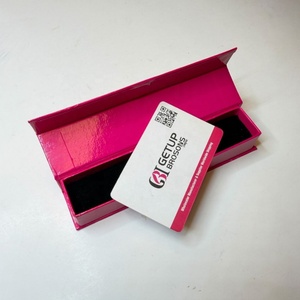 Boîtes en carton personnalisées faites à la main avec papier d'art, emballage lisse, logo couleur personnalisé pour instruments de soins personnels, pinces à cils - Product Image 6