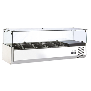5x Refrigeratori e Scaldavivande da Banco GN 1/4 per Insalate - Product Image 1