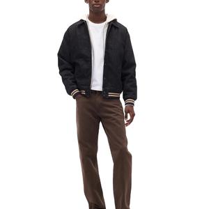 กางเกงยีนส์คุณภาพสูงสำหรับผู้ชาย กางเกงยีนส์ทรงหลวมแบบสั่งทำ กางเกงยีนส์เดนิมทรงสบายสำหรับผู้ชาย กางเกงคาร์โก้ขาตรงลำลองสำหรับออกกำลังกาย รับผลิตแบบ OEM - Product Image 1