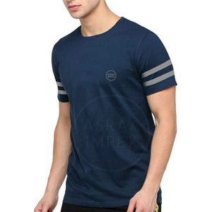 T-shirts élégants à manches mi-longues pour hommes au meilleur prix 100% Cotton Street Wear Low quantité minimale de commande - Product Image 2