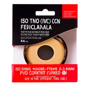 Inserto de Torneado Indexable con Recubrimiento PVD ISO DNMG 110408E-FFT8415 D.3.81mm, Paquete de 10 para un Uso Eficiente de la Herramienta - Product Image 2