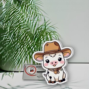 Paleta de Pestañas Magnética Acrílica con Diseño de Vaca con Sombrero, Corazón, Flor y Mariposa, para Extensiones de Pestañas, en Oferta - Product Image 4