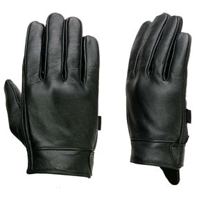 Gants en cuir de mouton véritable noir de haute qualité hiver doigt complet thermique confortable écologique pour les sports quotidiens en plein air - Product Image 3