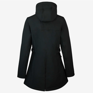 Venta al por mayor ODM/OEM invierno mujer transpirable a prueba de viento genuino transpirable impermeable forro polar Zip up chaqueta de concha suave - Product Image 3